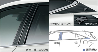 ステッカーセット アクセントステッカー/ピラーガーニッシュ