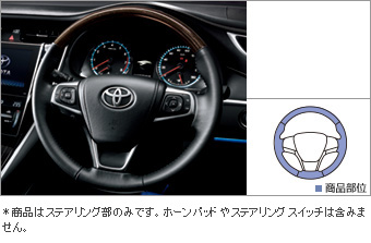ウッド調ステアリング