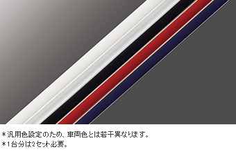 ドアエッジプロテクター(樹脂製　２本入)