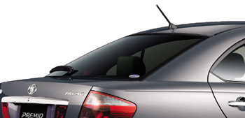 Rear sun shade