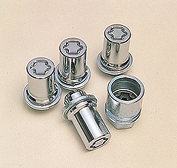 Reverse key wheel nut