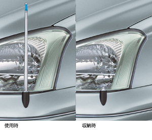 Fender lamp (electromotive remote control expansion and contraction type (front automatic))