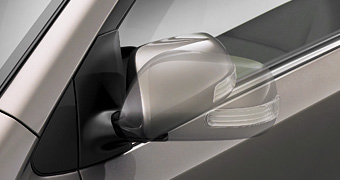 Automatic retractor bull mirror