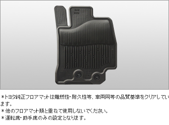 Rubber mat (snow type) (front set)