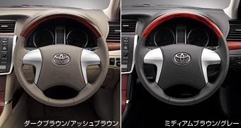 Wood pitch steering wheel (Chaki eye)