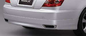Rear bumper spoiler
