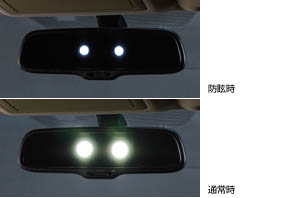 The automatic anti it is glaring mirror