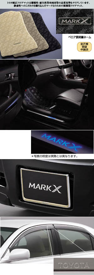 BASIC item (set item (scuff illumination))/(Floor mat (luxury))/(Number frame front (pre- stage))/(Number frame rear (pre- stage))