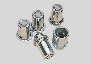 Reverse key wheel nut