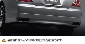 Rear bumper spoiler