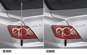 Fender lamp (electromotive remote control expansion and contraction system (rear))