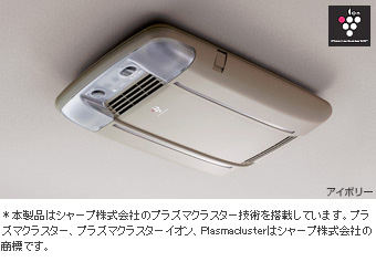 Disinfectant ion air cleaner (dome lamp attaching automatic)