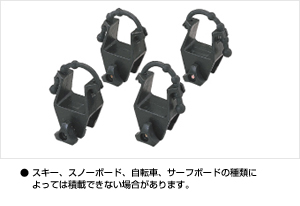 Roof rack attachment (surisukiatatsuchimento)
