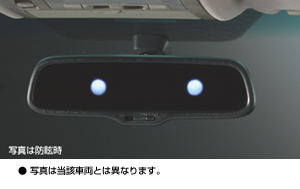 The automatic anti it is glaring mirror