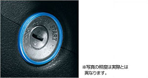 Ignition key illumination (blue)