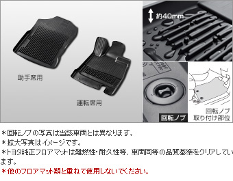 スノー・レジャー用マット(縁高・フロント)
