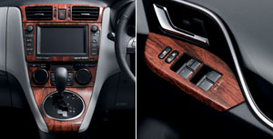 Wood pitch panel set/wood pitch panel [center cluster (top/lower part)/for switch base]