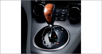 Shift knob (wood pitch (Chaki eye))