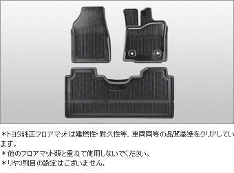 Rubber mat (snow type) (front &amp\; rear 2nd line set) rubber mat (snow type) (front set) (rear 2nd line)