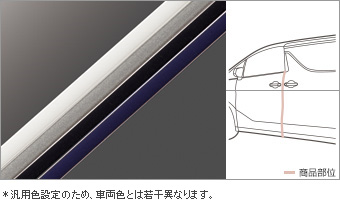 ドアエッジプロテクター(樹脂製　２本入)