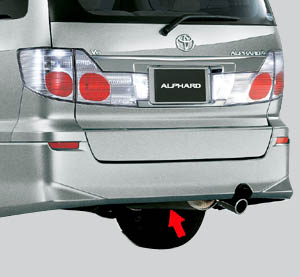 Rear aero bumper