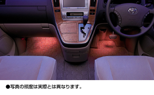 Foot lamp (driver's seat + suicide seat)