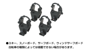 Roof rack attachment (surisukiatatsuchimento)