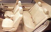 Leather pitch seat cover