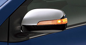 Side turn lamp attaching door mirror (plating)