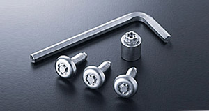 Lock volt/bolt (for license plate)