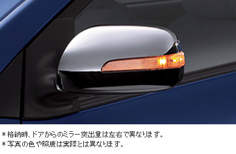 Side turn lamp attaching door Mira (plating)