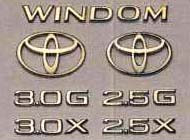 Gold emblem