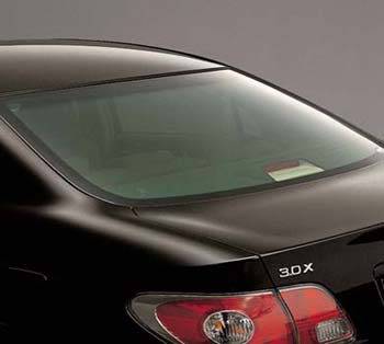 Rear sun shade (smoke type)