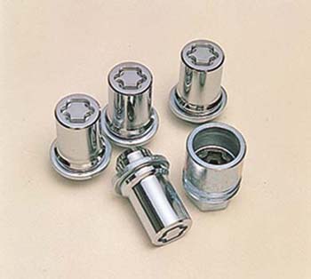 Reverse key wheel nut