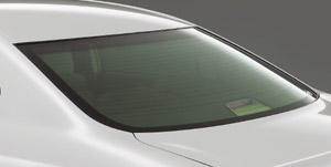 Rear sun shade (smoke type)