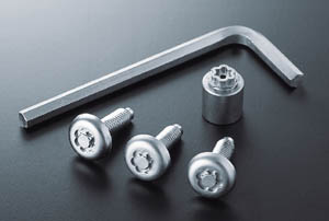 Lock volt/bolt (for license plate)