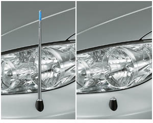Fender lamp (electromotive remote control expansion and contraction type (front automatic))