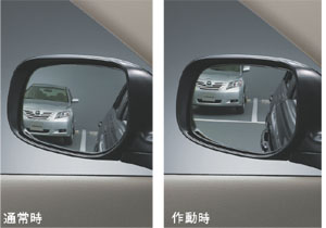 Reverse gearing mirror