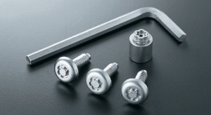 Lock volt/bolt (for license plate)