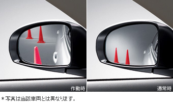 Reverse gearing mirror