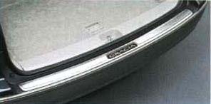 Rear bumper step guard