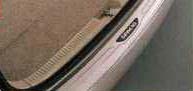 Rear bumper step guard