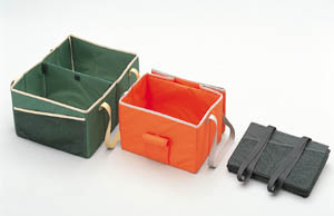 Convenience bag (black/ivy green/sunrise orange)