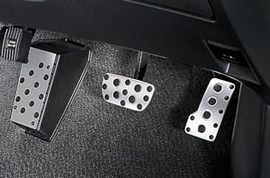 Aluminum pedal set