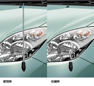 Fender lamp (electromotive remote control expansion and contraction system (front automatic) (manual type))