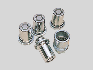 Reverse key wheel nut