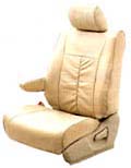Leather pitch seat cover
