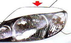 Headlight garnish