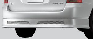 Rear bumper spoiler