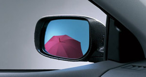 Lane clearing blue mirror